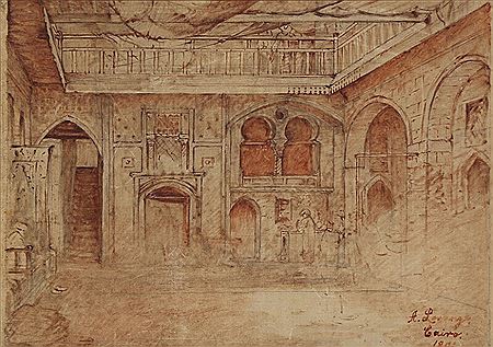 An atrium in Cairo.