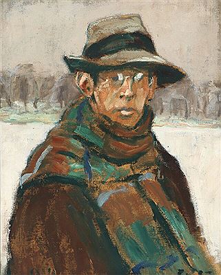 The artist's self portrait.
