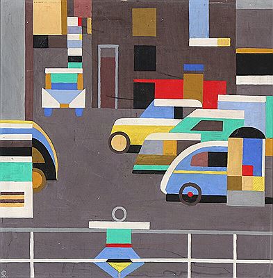 Sample artwork by Robert Risager (1922 - 2007), known for painting - View similar artists and auction records