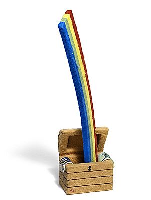 Rainbow with a treasure chest. by Andreas Schulenburg - Auction record, sale price, and art valuation. Compare with similar artists and explore comparable artworks.