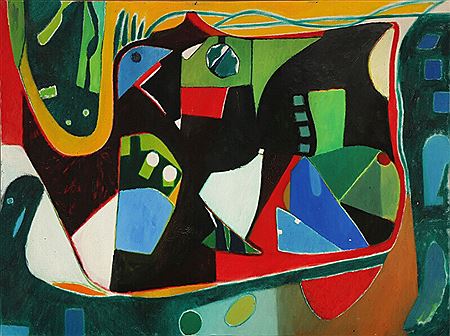 Composition by Erling Jorgensen - Auction record, sale price, and art valuation. Compare with similar artists and explore comparable artworks.