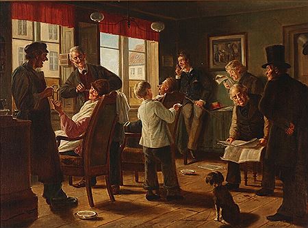 Sample artwork by Harald Schiodte (1852 - 1924), known for genre painting - View similar artists and auction records