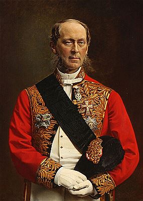 Portrait of a highly decorated Danish ambassador