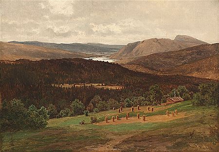 “Fra Eggedal (Egdal)”. View from Eggedal in Norway. by Jacob August Georg Barlach - Auction record, sale price, and art valuation. Compare with similar artists and explore comparable artworks.