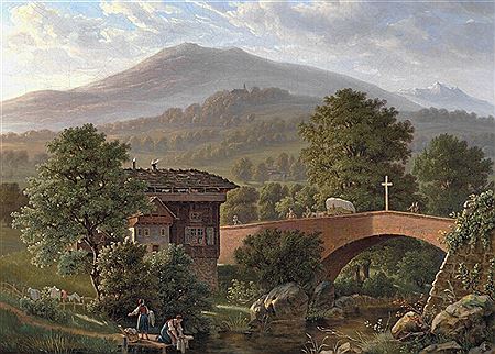 The bridge at Sarnen in Switzerland.