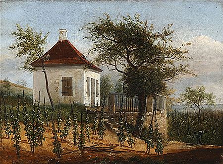 View from Friedrich Schiller's house in Dresden-Loschwitz.