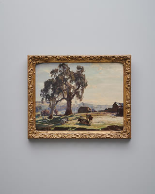 The Farmyard, Frosty Morning, 1926 by Hans Heysen - Auction record, sale price, and art valuation. Compare with similar artists and explore comparable artworks.