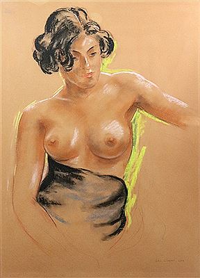 A study of a nude woman