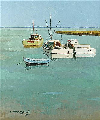 Harbor Scene, ''Le Vivier Pres Cancle''