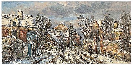 European Village Street with Figure by Raymond Besse - Auction record, sale price, and art valuation. Compare with similar artists and explore comparable artworks.