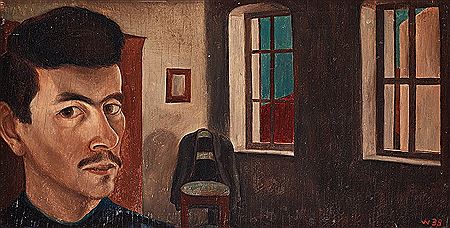 Self Portrait in Carabietta by Peter Weiss - Auction record, sale price, and art valuation. Compare with similar artists and explore comparable artworks.