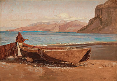 Marina Grande, Capri, with a fishing Boat in the Foreground