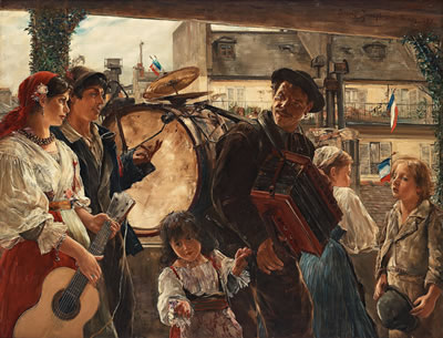 Sample artwork by Ernst Josephson (1851 - 1906), known for abstractive figurative, portrait and genre folk life drawing and painting - View similar artists and auction records