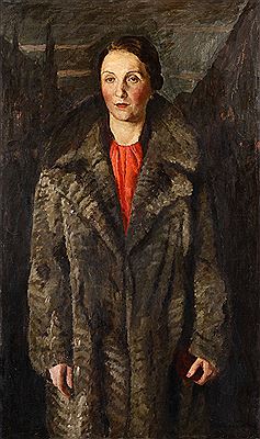 Portrait of a Lady with Fur