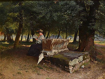 Sample artwork by Filiberto Petiti (1845 - 1924), known for painting - View similar artists and auction records