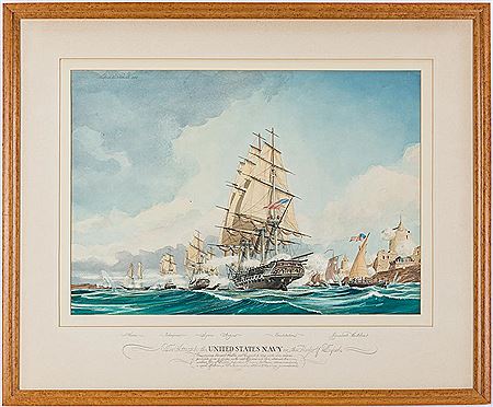 "The Attack by the United States Navy on the Harbor of Tripoli"