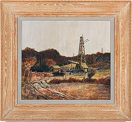 Landscape with Oil Well