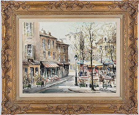 Parisian street scene
