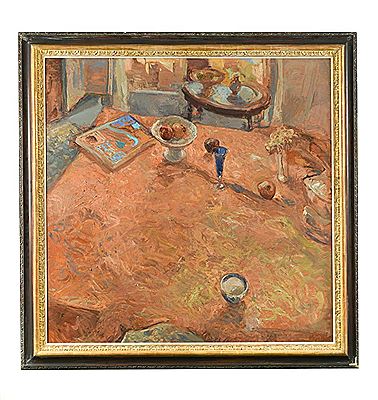 Taula Amb Copa Blava (Table With Blue Goblet) by Gloria Munoz Pfister - Auction record, sale price, and art valuation. Compare with similar artists and explore comparable artworks.