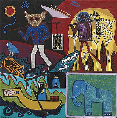 Sans Titre, 1985 by Remy Blanchard - Auction record, sale price, and art valuation. Compare with similar artists and explore comparable artworks.
