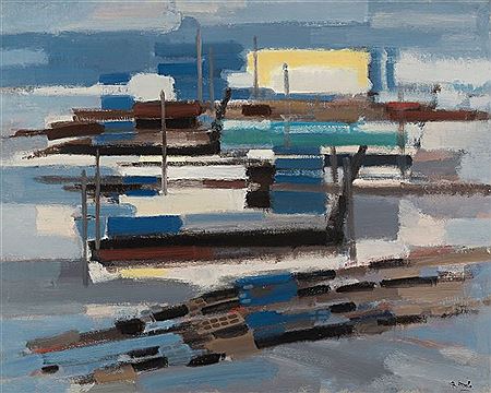 Sample artwork by Rene Mels (1909 - 1977), known for painting - View similar artists and auction records