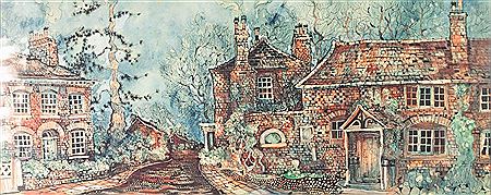 ‘Study Sketch, Paradise Green, Knutsford’ by Pat Gerrard (Patricia) Cooke - Auction record, sale price, and art valuation. Compare with similar artists and explore comparable artworks.
