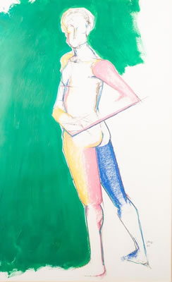 Standing nude figure by Dawn Rowland - Auction record, sale price, and art valuation. Compare with similar artists and explore comparable artworks.