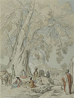 Le platane de Czrich près de Téhéran
