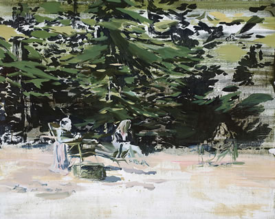 Sample artwork by Song Lu (Born 1982), known for surreal landscape, urban scene painting - View similar artists and auction records