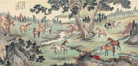 Horses and Landscape