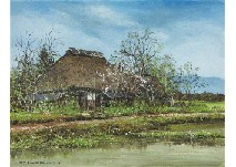 Spring in Musashino by Shuzo Omi - Auction record, sale price, and art valuation. Compare with similar artists and explore comparable artworks.