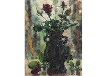 Roses (Sengoku ) by Hitoshi Okuda - Auction record, sale price, and art valuation. Compare with similar artists and explore comparable artworks.