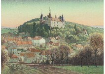 Spring chateau (Rochepot, France)