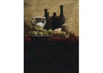 Japanese plum and vase