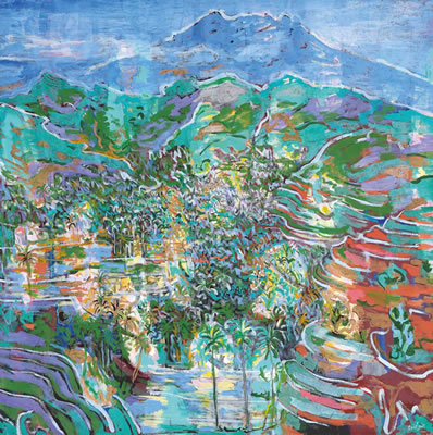 Sample artwork by Arie Smit (1916 - 2016), known for figure, landscape, balinese life painting - View similar artists and auction records