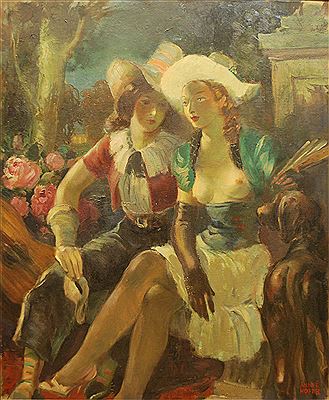"Couple costumé"