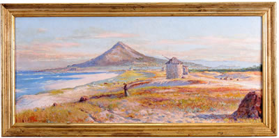 Vista da Praia de Moledo (View of Moledo Beach) by Arthur Loureiro - Auction record, sale price, and art valuation. Compare with similar artists and explore comparable artworks.
