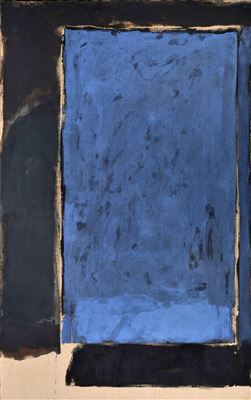 Azul e preto"