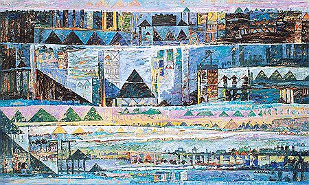 COMPOSITION, 2018 by Abdellah Sadouk - Auction record, sale price, and art valuation. Compare with similar artists and explore comparable artworks.