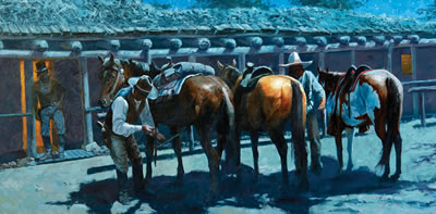 Commoncheros by John R Phelps - Auction record, sale price, and art valuation. Compare with similar artists and explore comparable artworks.