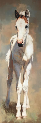 Sample artwork by Adeline Halvorson (20/21st century), known for horse paintings - View similar artists and auction records