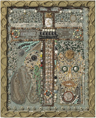 Untitled (Cross with Spirits) by Simon Sparrow - Auction record, sale price, and art valuation. Compare with similar artists and explore comparable artworks.