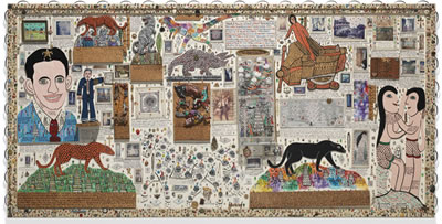 Traveling Show: Presentation Piece Detailing the Life of Howard Finster, 1988