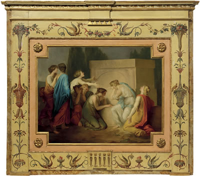 Mourners at the tomb of Achilles