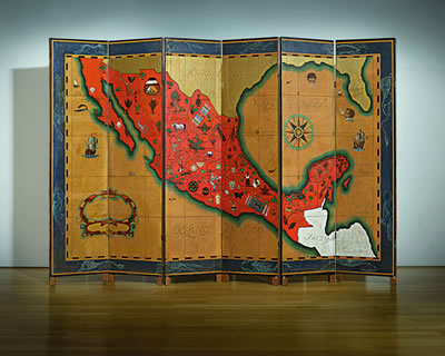 Biombo (Map of the Popular Arts of Mexico)
