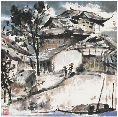 Water Village by Naizhuang Wang - Auction record, sale price, and art valuation. Compare with similar artists and explore comparable artworks.