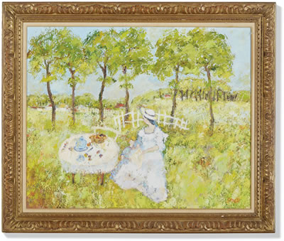 Sample artwork by George Rene Sinicki (Born 1910), known for painting - View similar artists and auction records