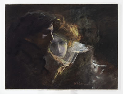 Study for 'Beethoven (Kreutzer Sonata)'