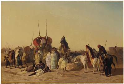 Caravan in the Desert