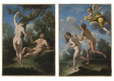 The Temptation of Adam and Eve; and The Expulsion from Paradise (2)